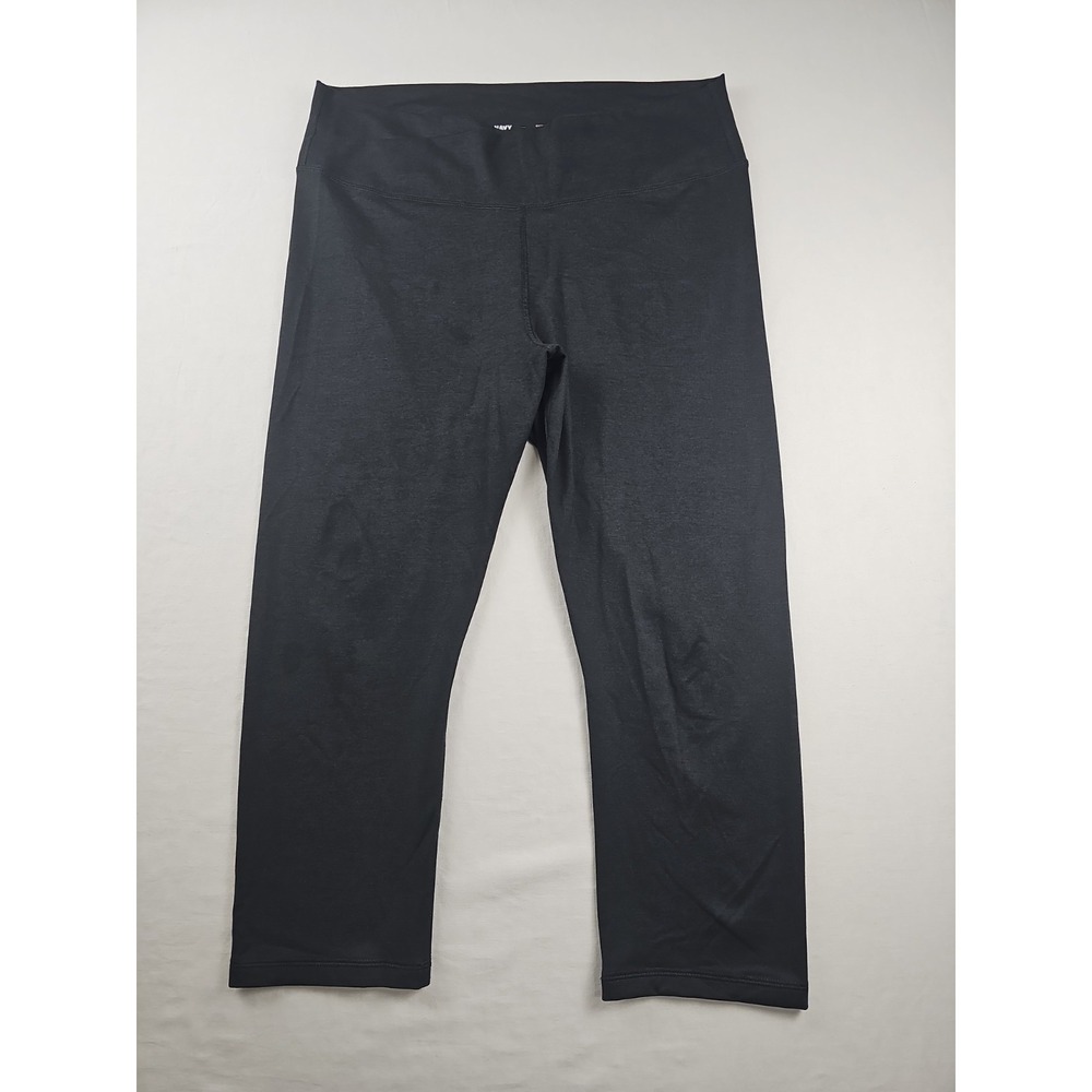 Old Navy Women's XL Black CloudComfy Extra High-Rise Crop Leggings